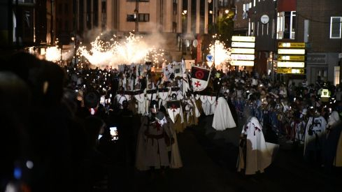 Noche Templaria desfile 2022