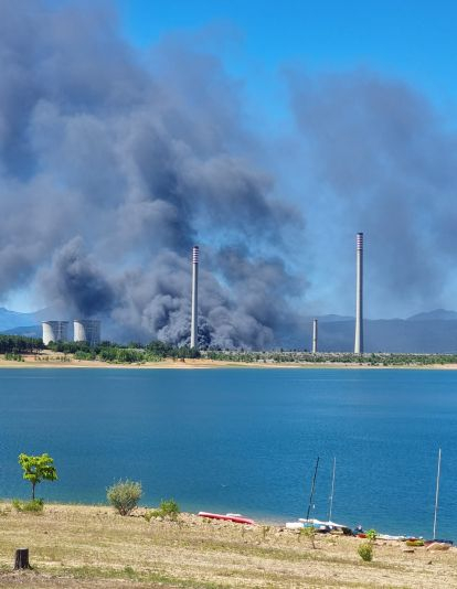 Incendio  en Compostilla