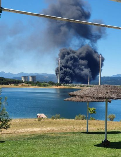 Incendio  en Compostilla