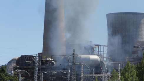 Incendio  en Compostilla