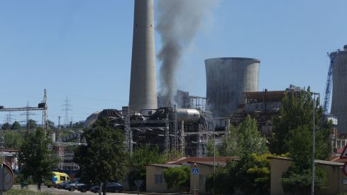 Incendio  en Compostilla