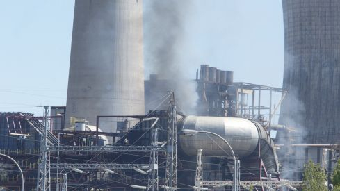 Incendio  en Compostilla