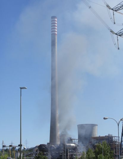 Incendio  en Compostilla