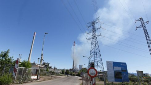 Incendio  en Compostilla