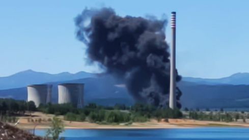 Incendio  en Compostilla