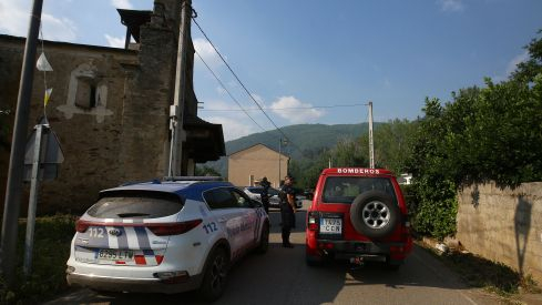 Desalojo Rimor por el incendio en Montes de Valdueza Desalojo Rimor por el incendio en Montes de Valdueza