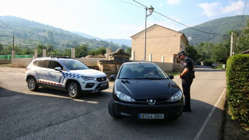 Desalojo Rimor por el incendio en Montes de Valdueza Desalojo Rimor por el incendio en Montes de Valdueza