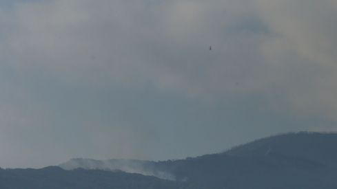 Desalojo Rimor por el incendio en Montes de Valdueza Desalojo Rimor por el incendio en Montes de Valdueza