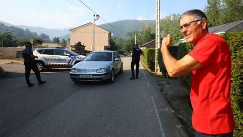 Desalojo Rimor por el incendio en Montes de Valdueza Desalojo Rimor por el incendio en Montes de Valdueza