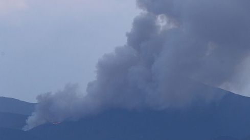 Desalojo Rimor por el incendio en Montes de Valdueza Desalojo Rimor por el incendio en Montes de Valdueza