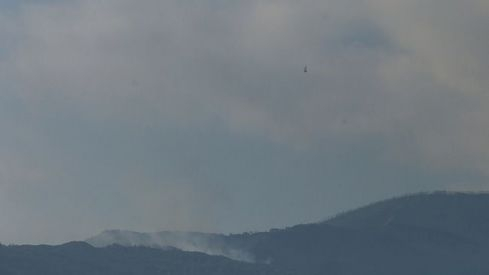 Desalojo Rimor por el incendio en Montes de Valdueza Desalojo Rimor por el incendio en Montes de Valdueza