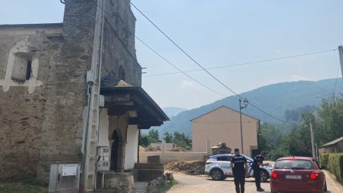 Desalojo Rimor por el incendio en Montes de Valdueza Desalojo Rimor por el incendio en Montes de Valdueza