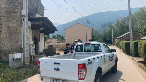 Desalojo Rimor por el incendio en Montes de Valdueza Desalojo Rimor por el incendio en Montes de Valdueza