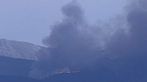 Desalojo Rimor por el incendio en Montes de Valdueza Desalojo Rimor por el incendio en Montes de Valdueza