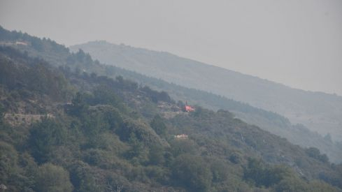 Incendio Monte de Valdueza desde dentro Incendio Monte de Valdueza desde dentro