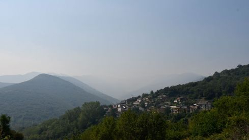 Incendio Monte de Valdueza desde dentro Incendio Monte de Valdueza desde dentro