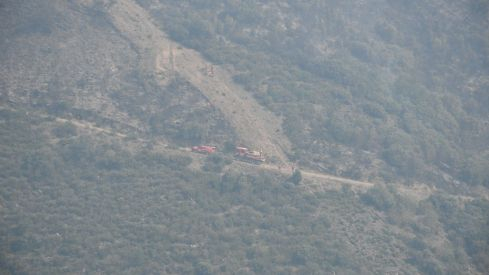 Incendio Monte de Valdueza desde dentro Incendio Monte de Valdueza desde dentro