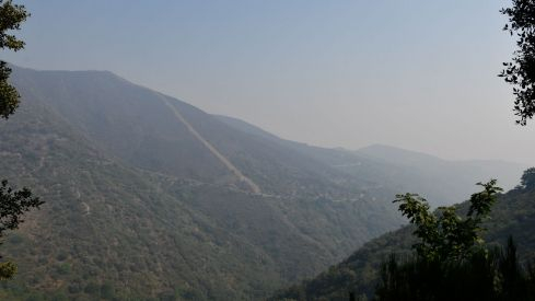Incendio Monte de Valdueza desde dentro Incendio Monte de Valdueza desde dentro