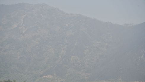 Incendio Monte de Valdueza desde dentro Incendio Monte de Valdueza desde dentro