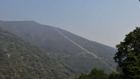 Incendio Monte de Valdueza desde dentro Incendio Monte de Valdueza desde dentro
