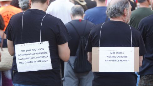 Concentración incendios Lazúrtegui