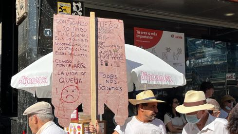 Concentración incendios Lazúrtegui