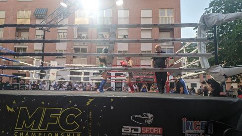 Exhibición kickboxing Exhibición kickboxing