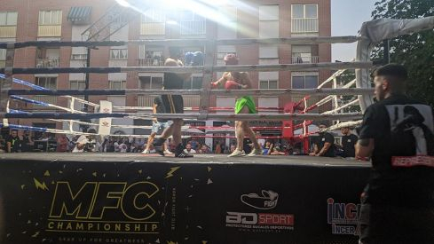 Exhibición kickboxing Exhibición kickboxing