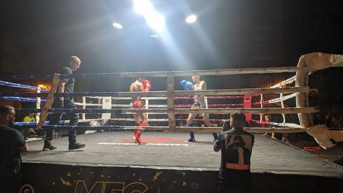 Exhibición kickboxing Exhibición kickboxing