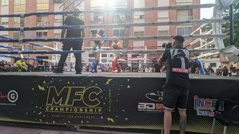 Exhibición kickboxing Exhibición kickboxing