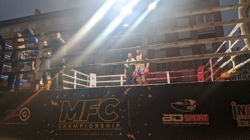 Exhibición kickboxing Exhibición kickboxing