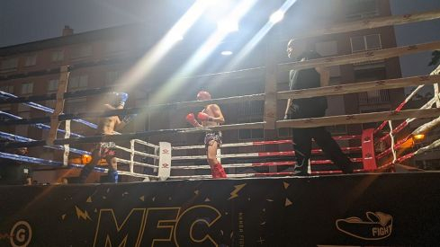 Exhibición kickboxing Exhibición kickboxing