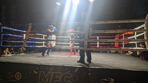 Exhibición kickboxing Exhibición kickboxing