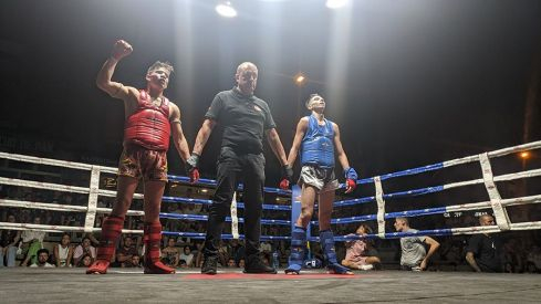 Exhibición kickboxing Exhibición kickboxing