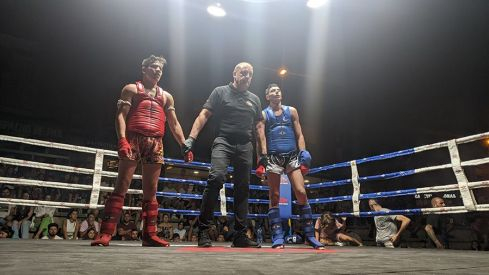 Exhibición kickboxing Exhibición kickboxing