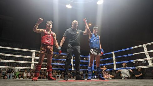 Exhibición kickboxing Exhibición kickboxing