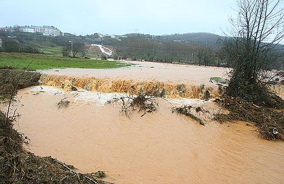Imagen del entorno inundado tras el reventón
