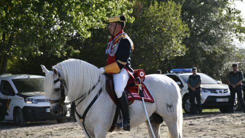 Espectáculo ecuestre de la Guardia Civil en Camponaraya