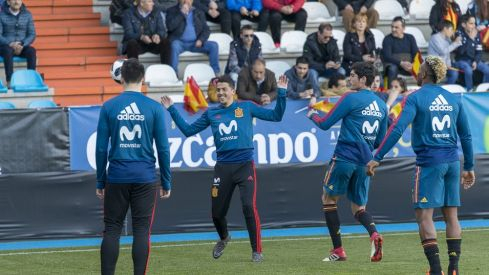 Partido España Sub 21 en Ponferrada 2018