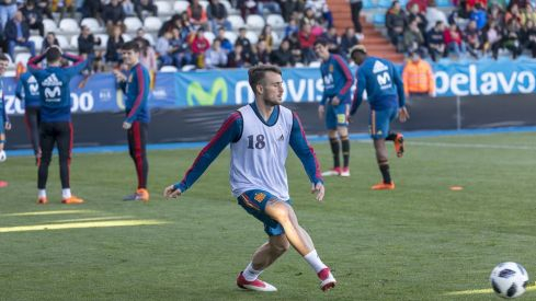 Partido España Sub 21 en Ponferrada 2018