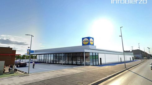 Render tienda Lidl Ponferrada