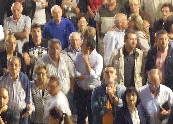 A la derecha, Carlos López Riesco con Reiner Cortés y Luis Antonio Moreno