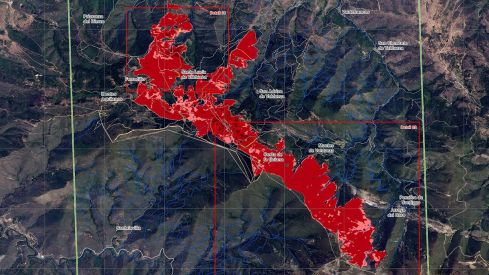 incendio montes de valdueza hectareas