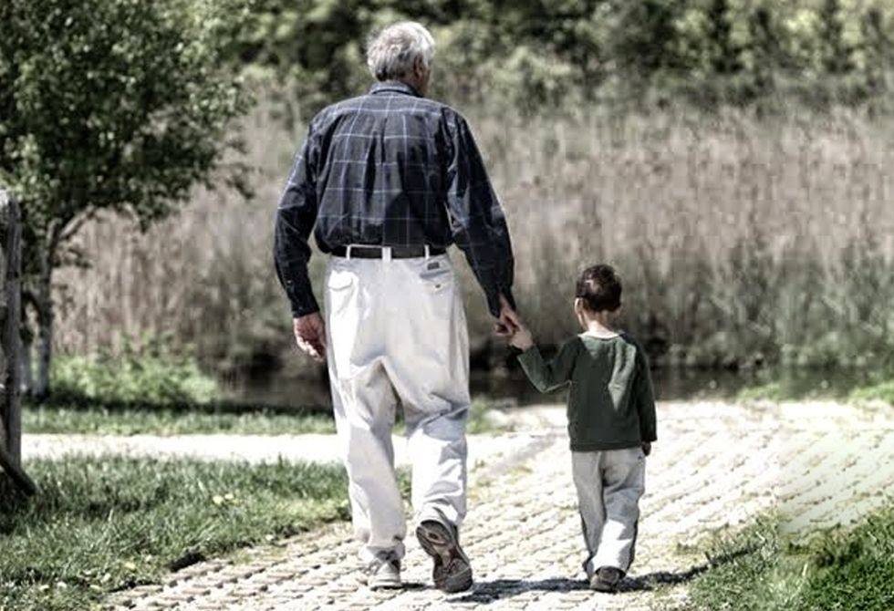 Abuelo y Nieto Ponferrada 2019 980