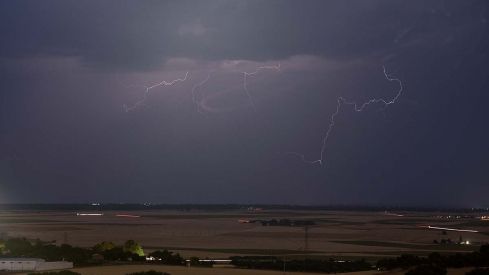 Noche de tormentas en Salamanca