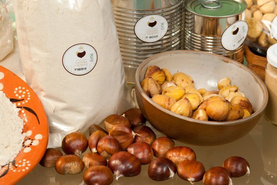 Productos hechos con castañas