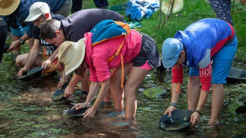 Imagen del Bateo de Oro en Torre del Bierzo 