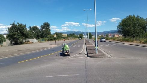 soterramiento línea eléctrica destacada