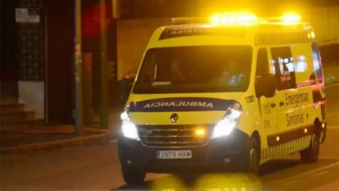 Ambulancia de noche