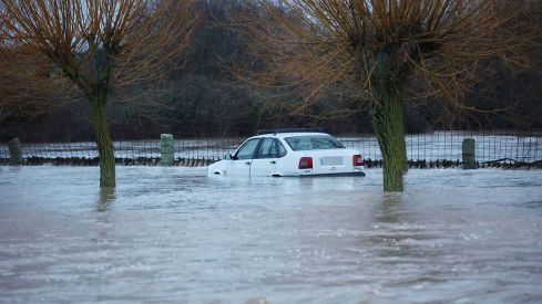 Intensas lluvias en la provincia de Salamanca